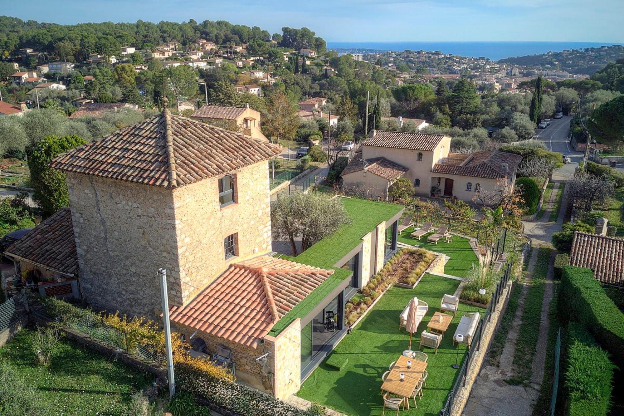 Immogroom - Superbe Villa - Piscine - Vue Mer - Parking - Clim Vallauris Kültér fotó